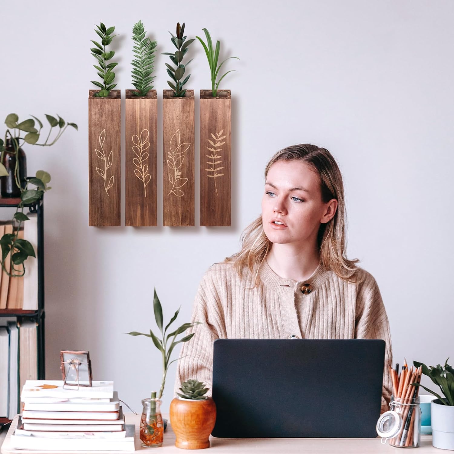 The Sylva Scribe Wall Planters (Set of 4)