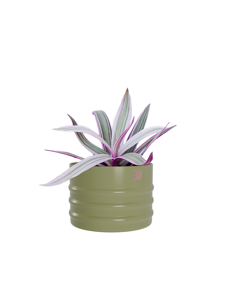 Cachepô alumínio friso 12