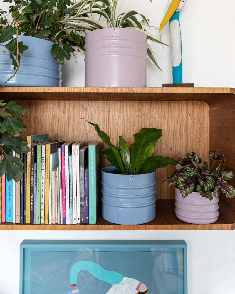 Cachepô alumínio friso 15