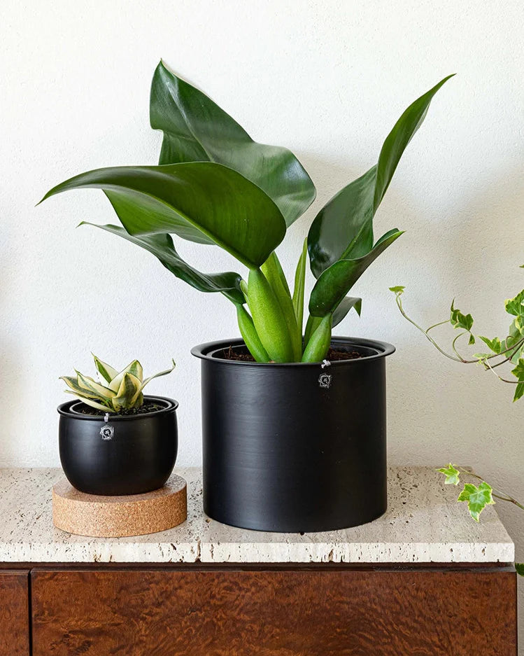 Cachepô alumínio com aba 21