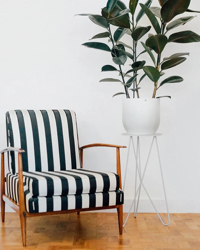 Cachepô alumínio arredondado 25