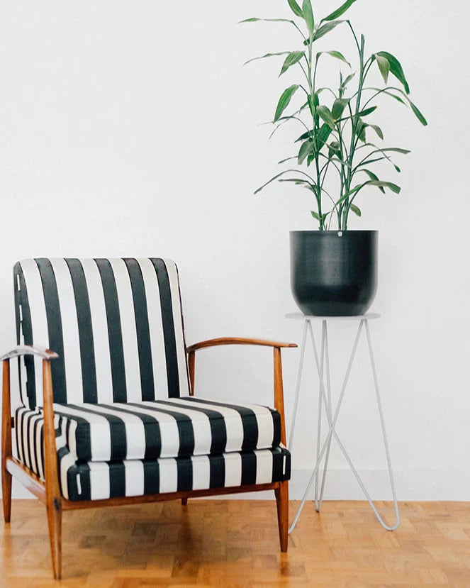 Cachepô alumínio arredondado 25