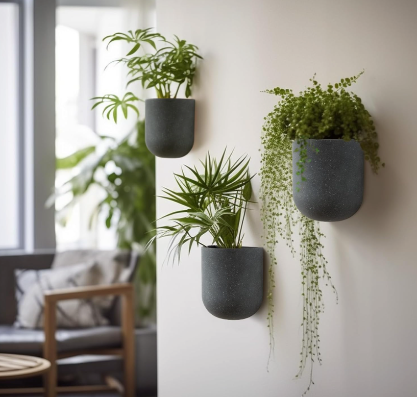 The Luna Capsule Wall Planters — Set of Two