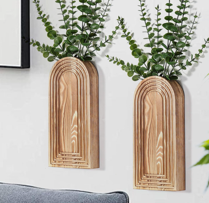 The Meridian Arch Wall Vases — Set of Two