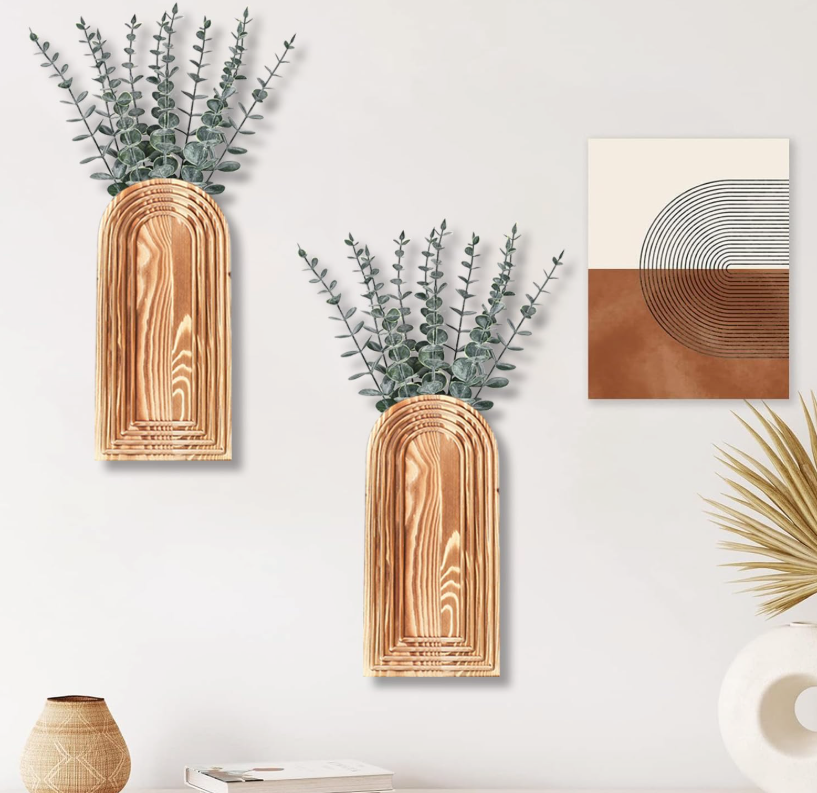 The Meridian Arch Wall Vases — Set of Two