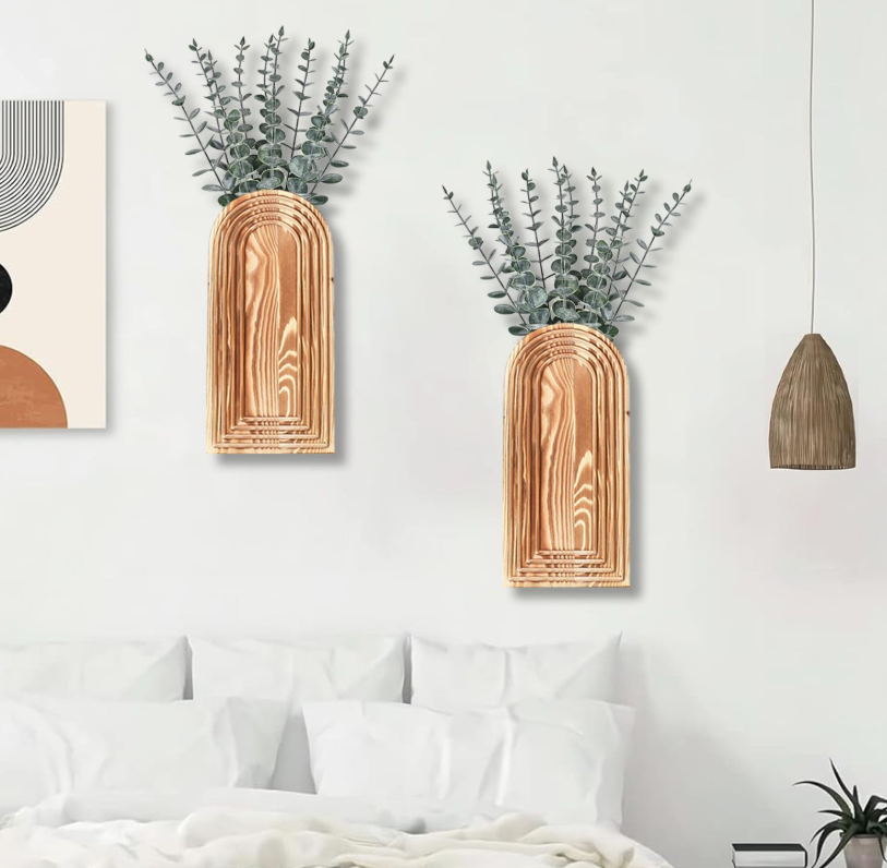 The Meridian Arch Wall Vases — Set of Two