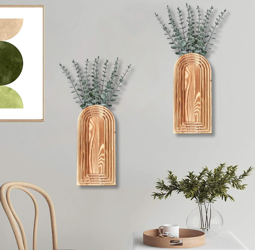 The Meridian Arch Wall Vases — Set of Two
