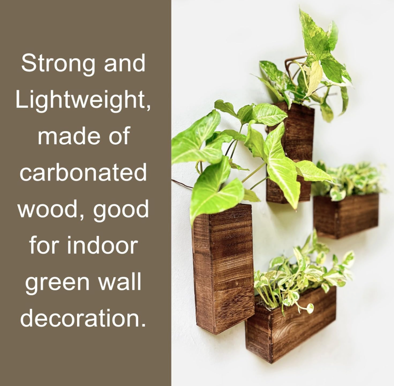 The Terra Ledger Wall Planter Set