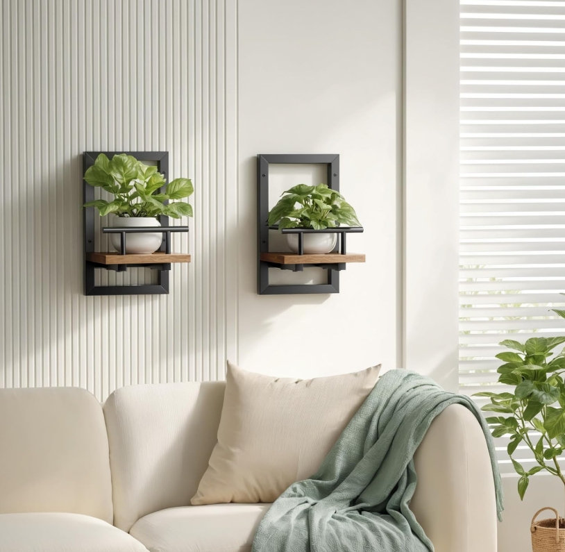 The Framework Perch Wall Planters — Set of Two