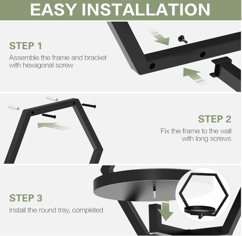The HexaNest Wall Planter Set