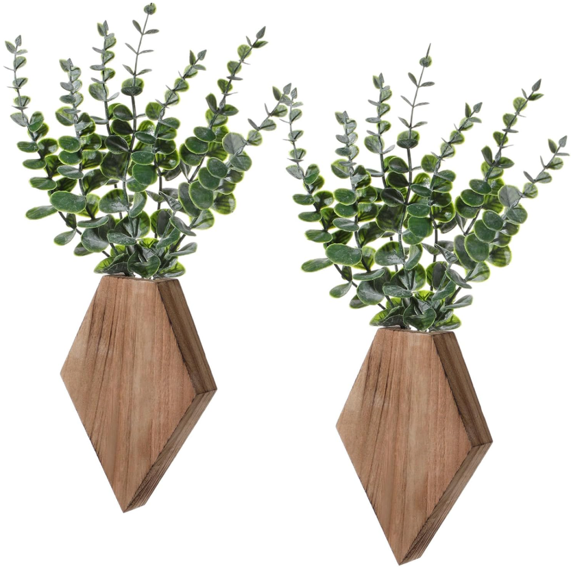The Facet Grove Wall Vases — Set of Two