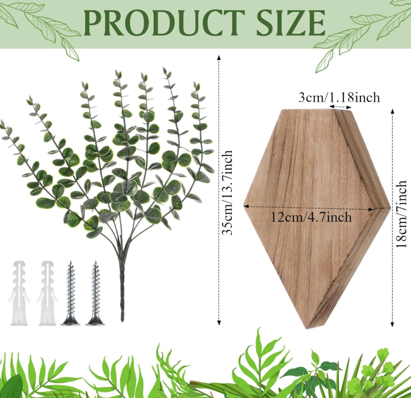 The Facet Grove Wall Vases — Set of Two