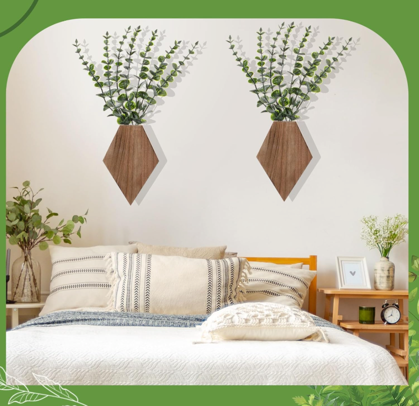 The Facet Grove Wall Vases — Set of Two