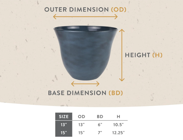 The Solis Flare Planter