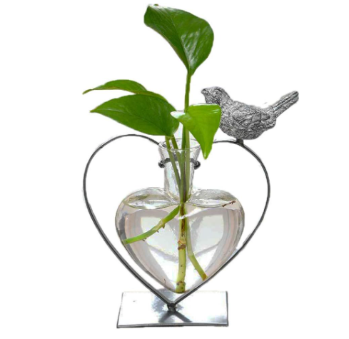 Heart & Songbird Propagation Vase