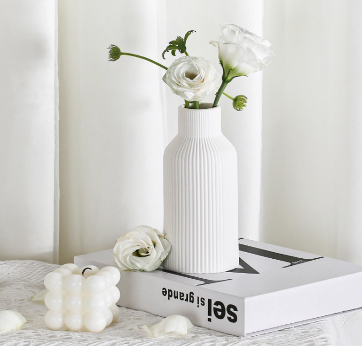 The Lumina Ridge Ceramic Vase