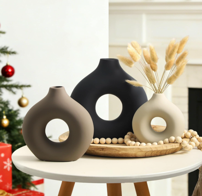 The Eclipse Trio Sculptural Vase Set