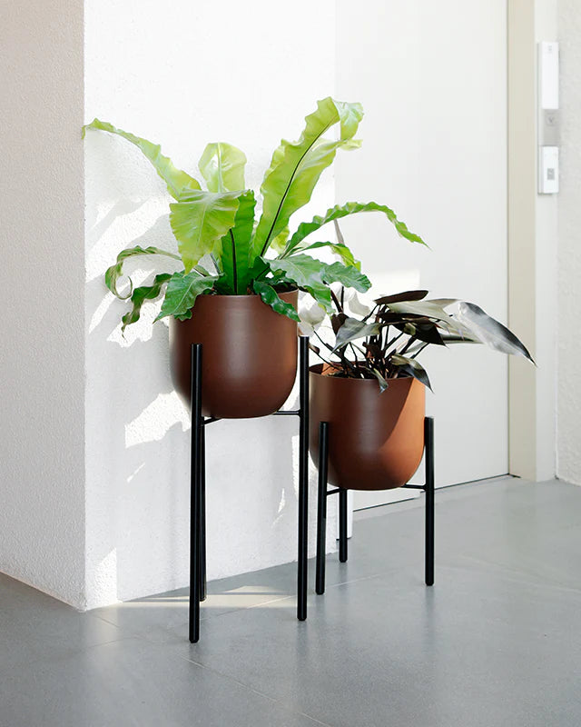 Cachepô alumínio arredondado 25