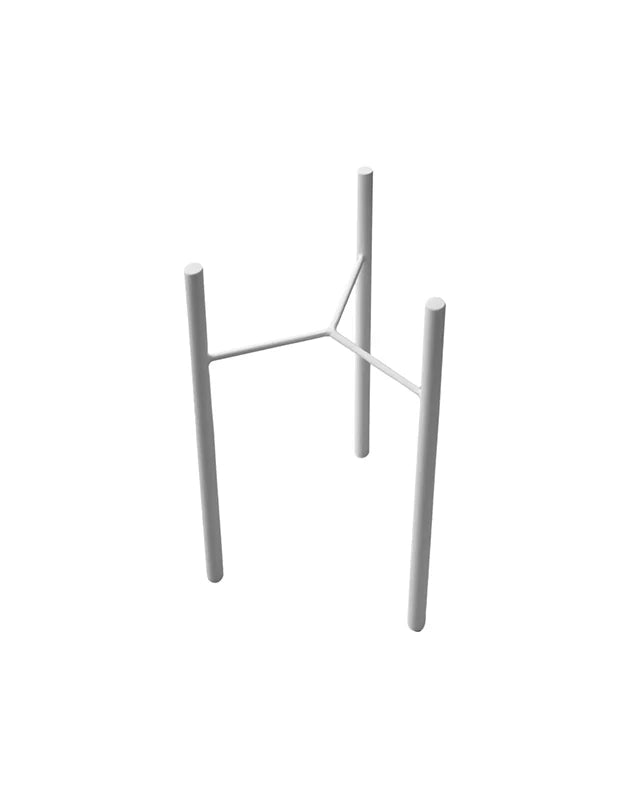 Conjunto - Suporte Rouxinol 25 alto + Cachepô arredondado 25